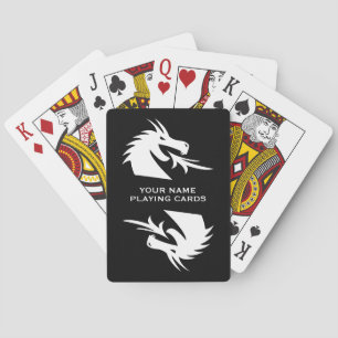 Cartes Carte de jeu personnalisée avec deux têtes de drag