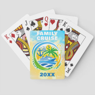 Cartes Carte de jeu personnalisée pour croisières en fami