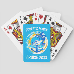 Cartes Carte de jeu personnalisée pour croisières en fami