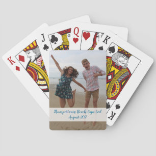 Cartes Carte de jeu photo personnalisée - célébrer l'évén