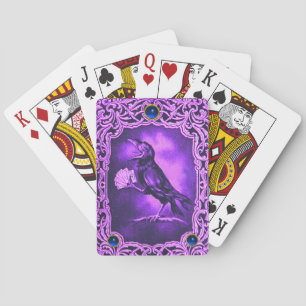 Cartes Carte de jeu vintage Black Crow