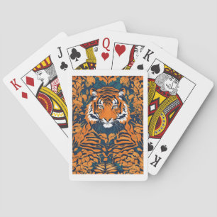Cartes Carte d'impression tiger de carte de jeu
