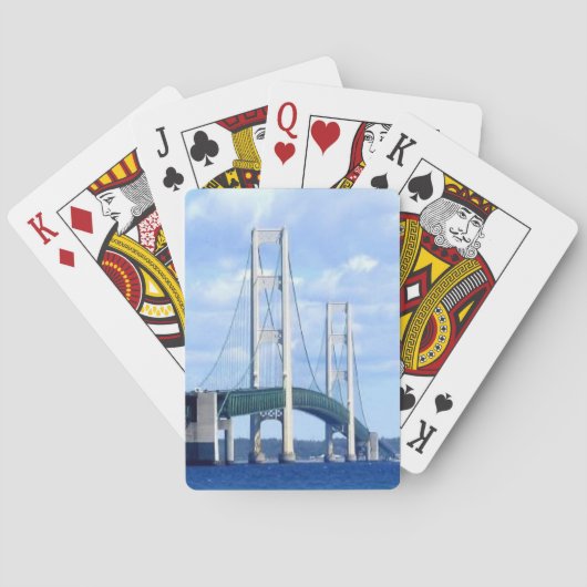 Cartes "Cartes de jeu de pont de Mackinac " (dos)