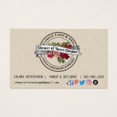 Cartes catholiques personnalisées Invitations Cade (Dos)