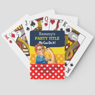 Cartes C'est votre jeu de fête Rosie Personnalisez ceci