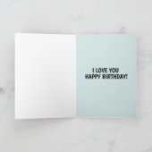 CARTES CHAT ROMANTIQUE D'ANNIVERSAIRE (Intérieur)