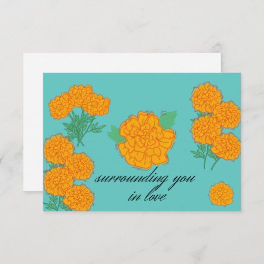 Cartes Chemo - Mots de support pour les temps diff (Devant / Derrière)