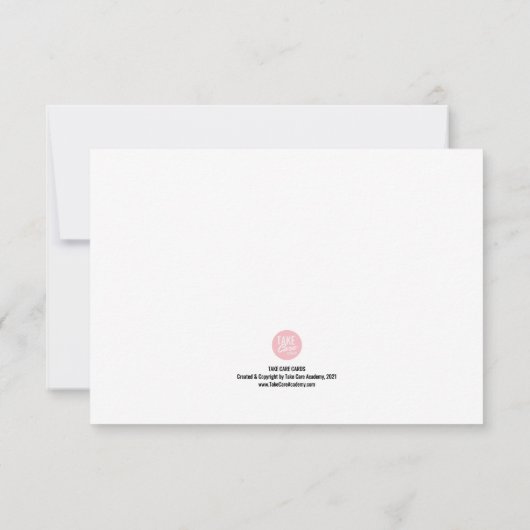 Cartes Chemo - Mots d'encouragement pour les temps (Dos)