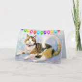 CARTES CHRISTMAS CALICO (TORTIE) (Devant)