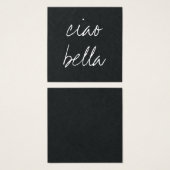 Cartes Ciao Bella (Devant & derrière)