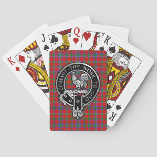 Cartes Clan Sinclair Crest & Tartan Bicyclettes de jeu