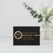 Cartes classieuses d'entreprise immobilière (Debout devant)