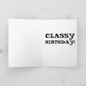 CARTES CLASSIQUES D'ANNIVERSAIRE DE VOITURE CLASSI (Intérieur)