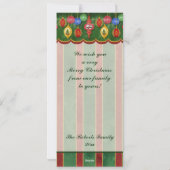 Cartes classiques de Noël par Audrey Jeanne (Dos)