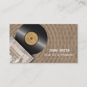 Cartes classiques d'industrie musicale du DJ de
