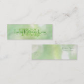 Cartes Cloud Lime & Citron pour des pastels chauds (Devant / Derrière)