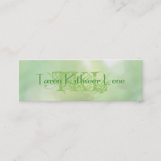 Cartes Cloud Lime & Citron pour des pastels chauds (Devant)