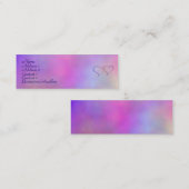 Cartes coloré élégantes de profil (Devant / Derrière)