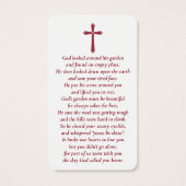 Cartes commémoratives de Sainte Croix (Dos)