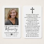 Cartes commémoratives de Sainte Croix (Devant & derrière)