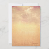 Cartes commémoratives des funérailles de tournesol (Dos)