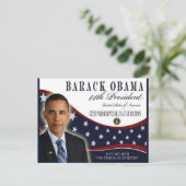 Cartes commémoratives Obama Inauguration 2013 (Debout devant)