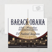 Cartes commémoratives Obama Inauguration 2013 (Devant / Derrière)