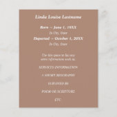 cartes commémoratives oiseaux d'argent (Dos)