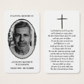 Cartes commémoratives personnalisées modernes (Devant & derrière)