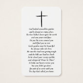 Cartes commémoratives personnalisées modernes (Dos)