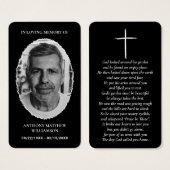 Cartes commémoratives personnalisées modernes (Devant & derrière)