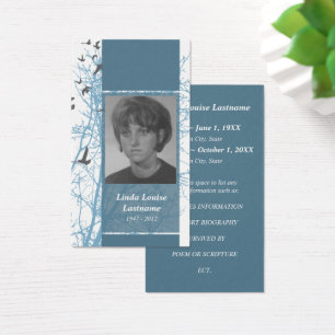 cartes commémoratives : silhouscreen les oiseaux