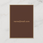 Cartes commerciales café (Dos)