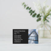 Cartes commerciales d'entreprise immobilière (Debout devant)