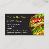 Cartes commerciales Fast Food (Devant)