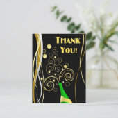 Cartes customisées de Merci - avec la photo (Debout devant)