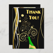 Cartes customisées de Merci - avec la photo (Devant / Derrière)