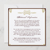 Cartes d'accompagnement (Dos)