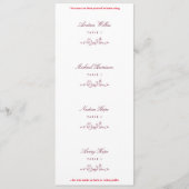Cartes d'accompagnement de mariage Fleurs Vintage (Devant)