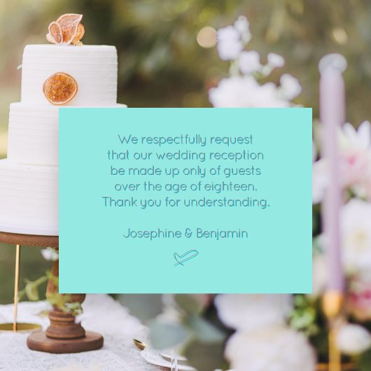 Cartes d'accompagnement de message de mariage sans