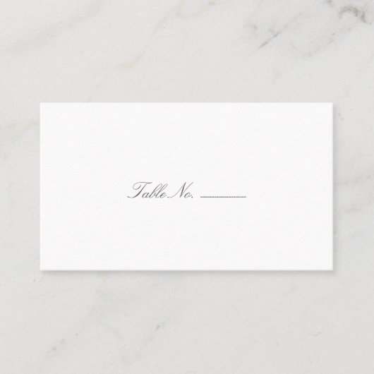 Cartes d'accompagnement de table pour invités aux (Devant)