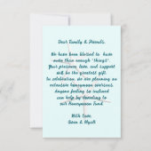 Cartes d'accompagnement de voeux de mariage pour u (Devant)