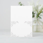 Cartes d'accompagnement pliées pour mariage Secret (Debout devant)