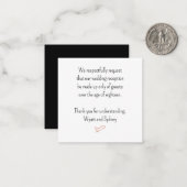 Cartes d'accompagnement pour message de pas d'enfa (Devant/Arrière en situation)