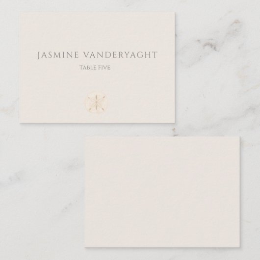 Cartes d'Accompagnement pour une Table Élégante (Devant / Derrière)