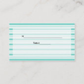 Cartes d'accompagnement Rayure Bleue Blanche Batea (Dos)