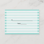 Cartes d'accompagnement Rayure Bleue Blanche Navir (Dos)