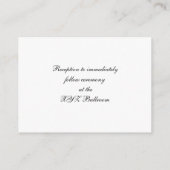 Cartes d'accueil de mariage Las Vegas (Dos)