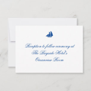 Cartes d'accueil "En mer"