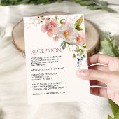 Cartes d'accueil Fleurs sauvages rustiques